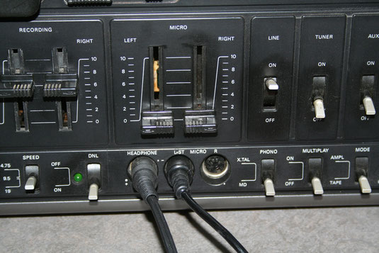 Tonband als Echogerät mit Philips N4506 und separat regelbarem Mikrofoneingang
