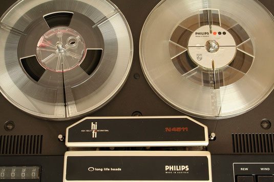 Philips N4511 mit Tonbandspulen