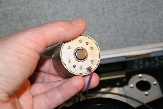 Elektromotor aus Tonbandgerät