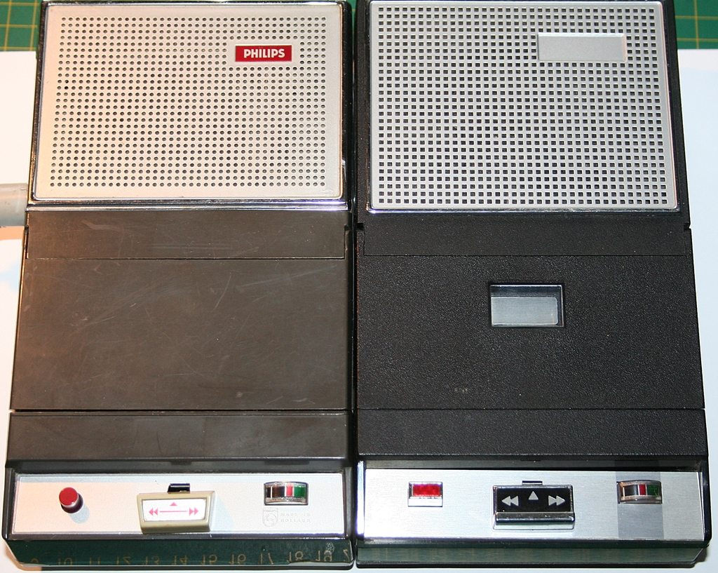 Philips Kassettenrekorder EL 3301 und EL 3302