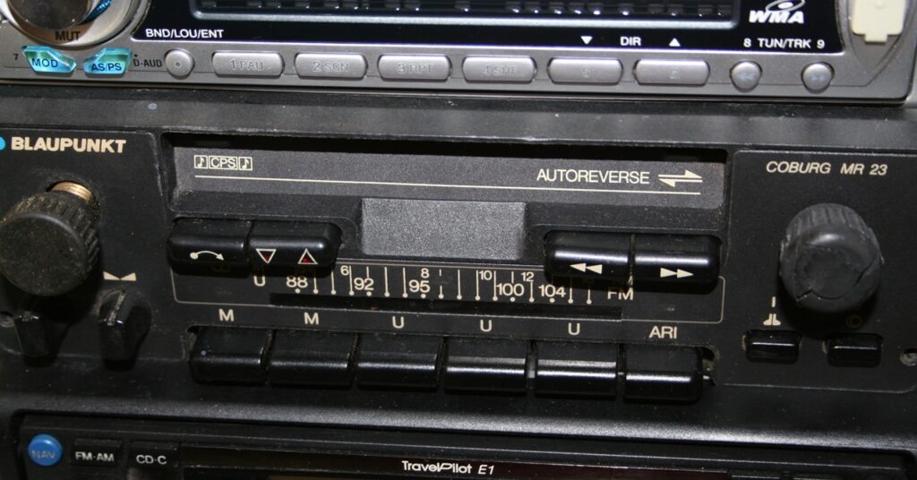 Autoradio mit Kassette von Blaupunkt